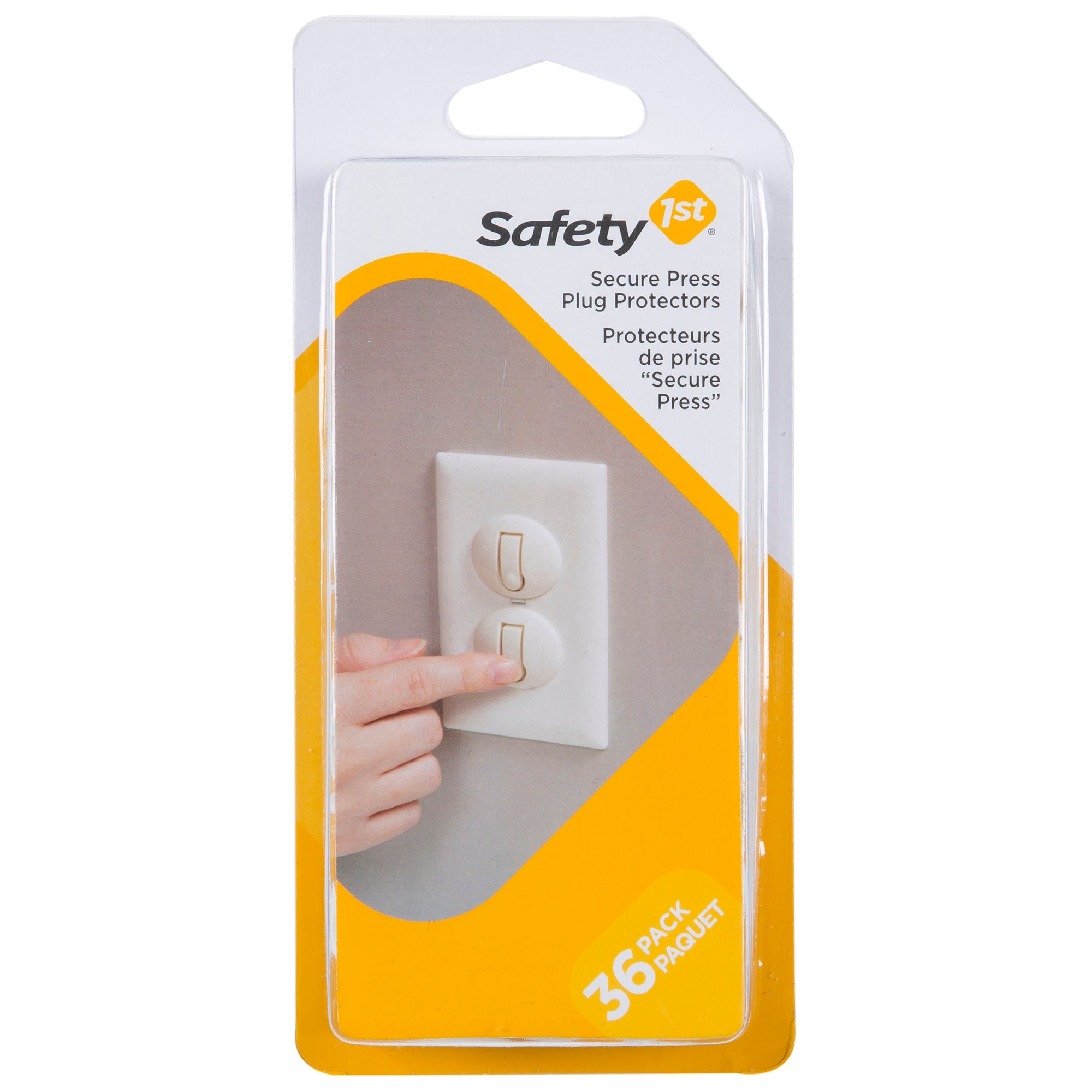 Secure Press Plug Protectors (36 Pack) - White