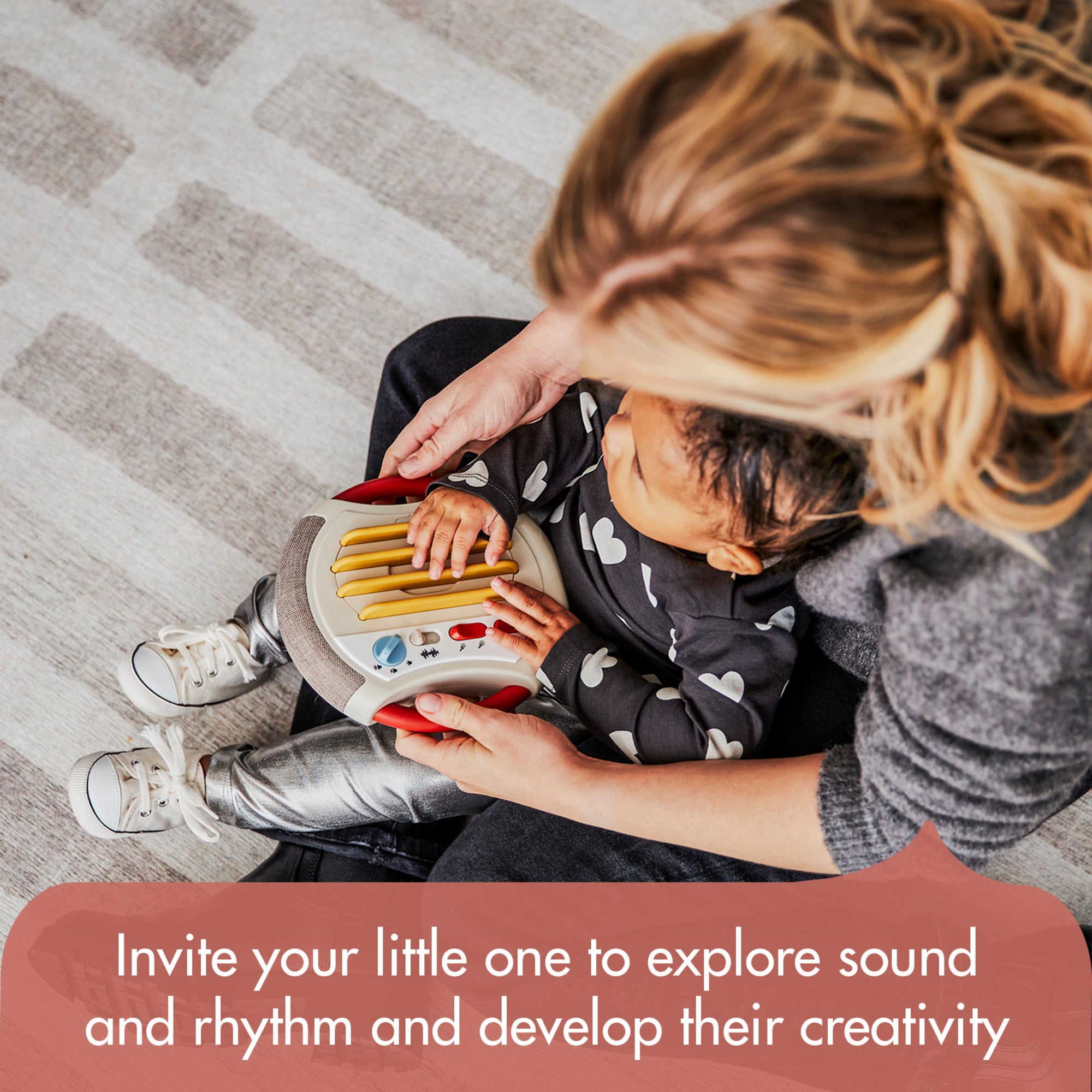 Tiny Rockers Guitar - Invite your little one to explore sound and rhythm and develop their creativity