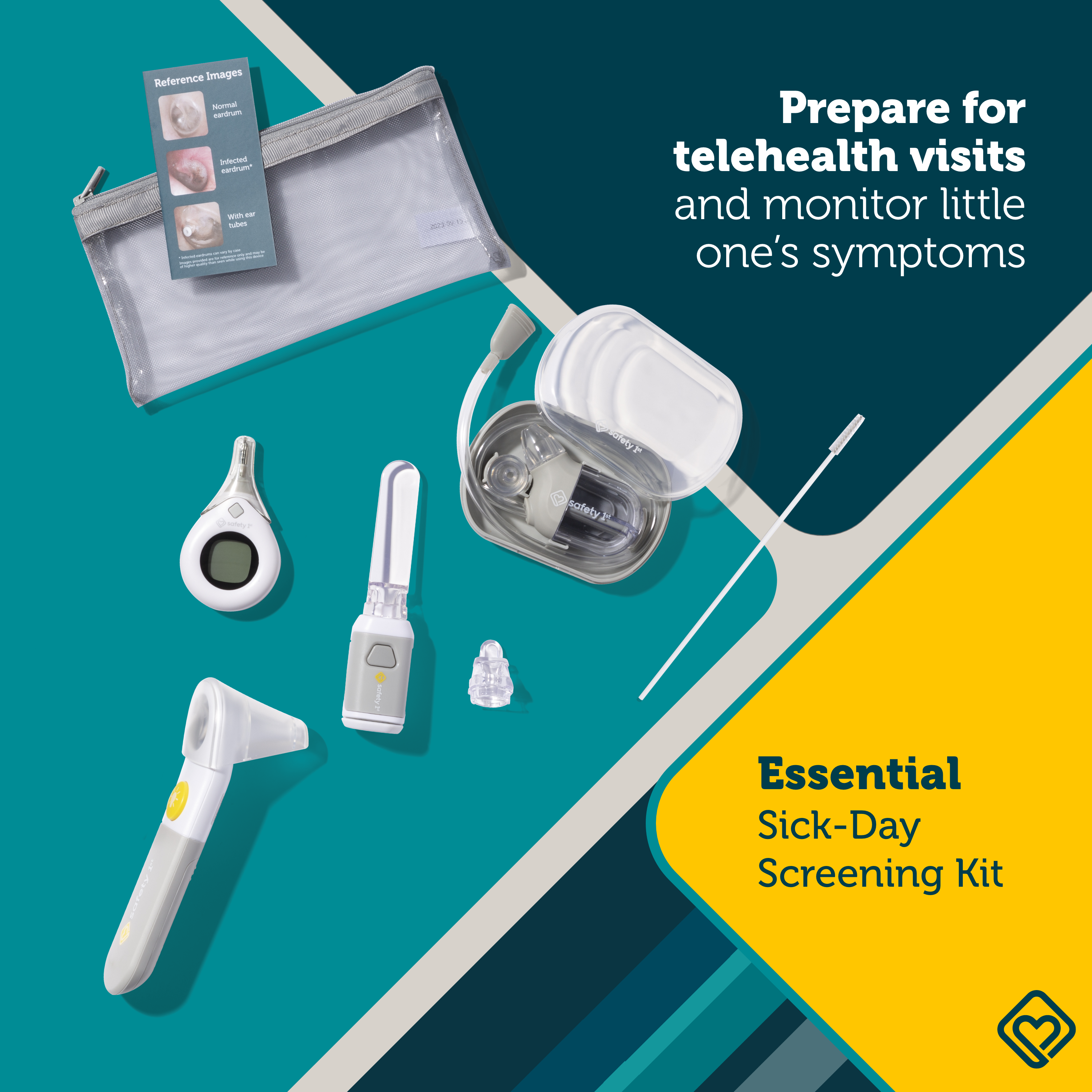 Essential Sick Day Screening Kit - prepare for telehealth visits and monitor little one's symptoms