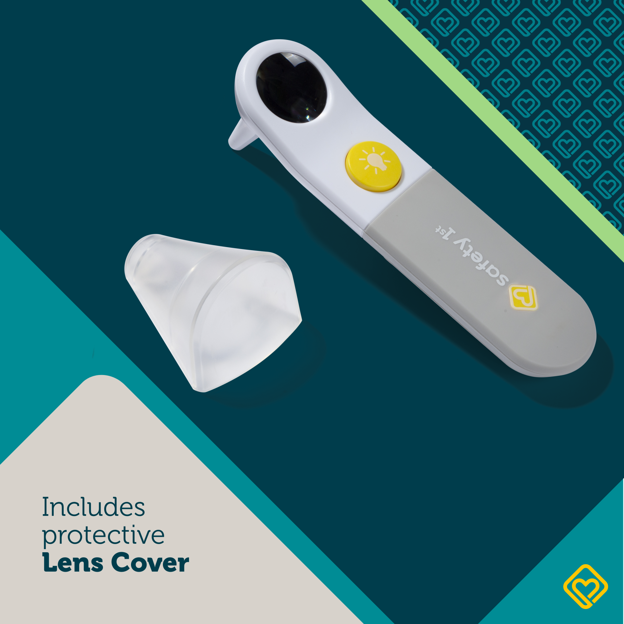 Ear Otoscope in packaging - includes protective lens cover