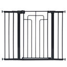 Contemporary Tall & Wide Gate with SecureTech - Black