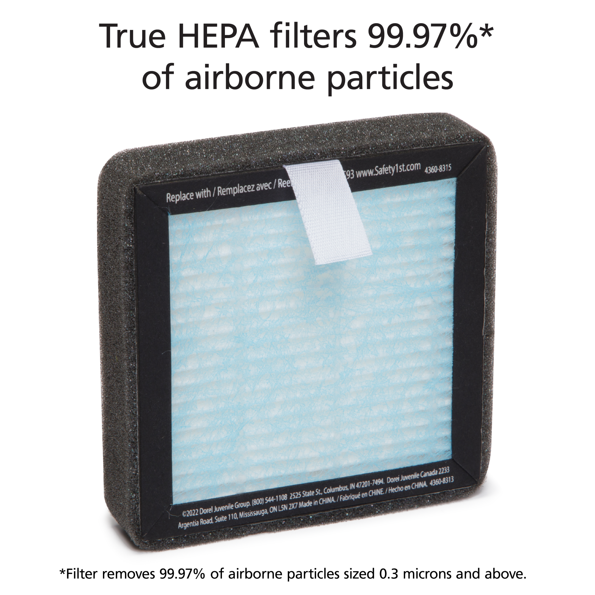 True HEPA Air Purifier Replacement Filter - true HEPA filters 99.97% of airborne particles
