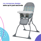 Simple Fold™ Full Size High Chair with Adjustable Tray - no-nonsense design sets up in just seconds
