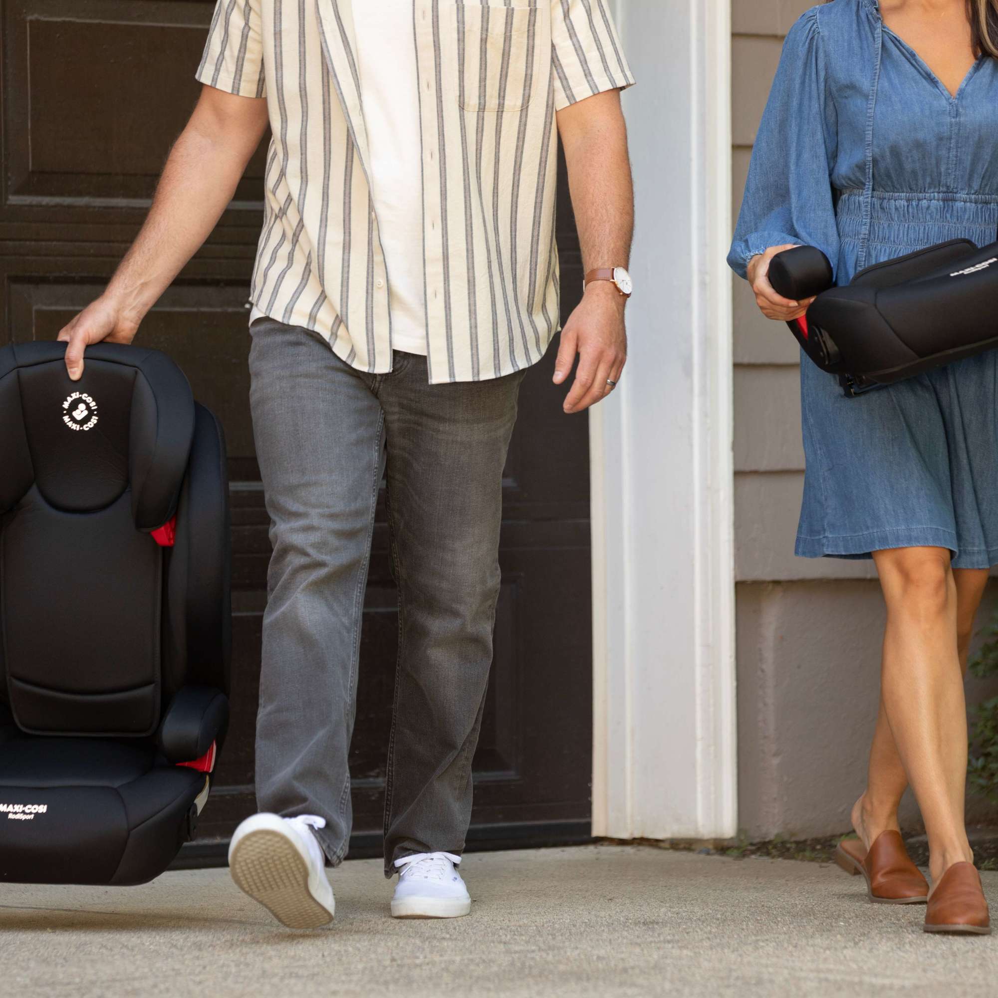 RodiSport Booster Car Seat - parents carrying car seats