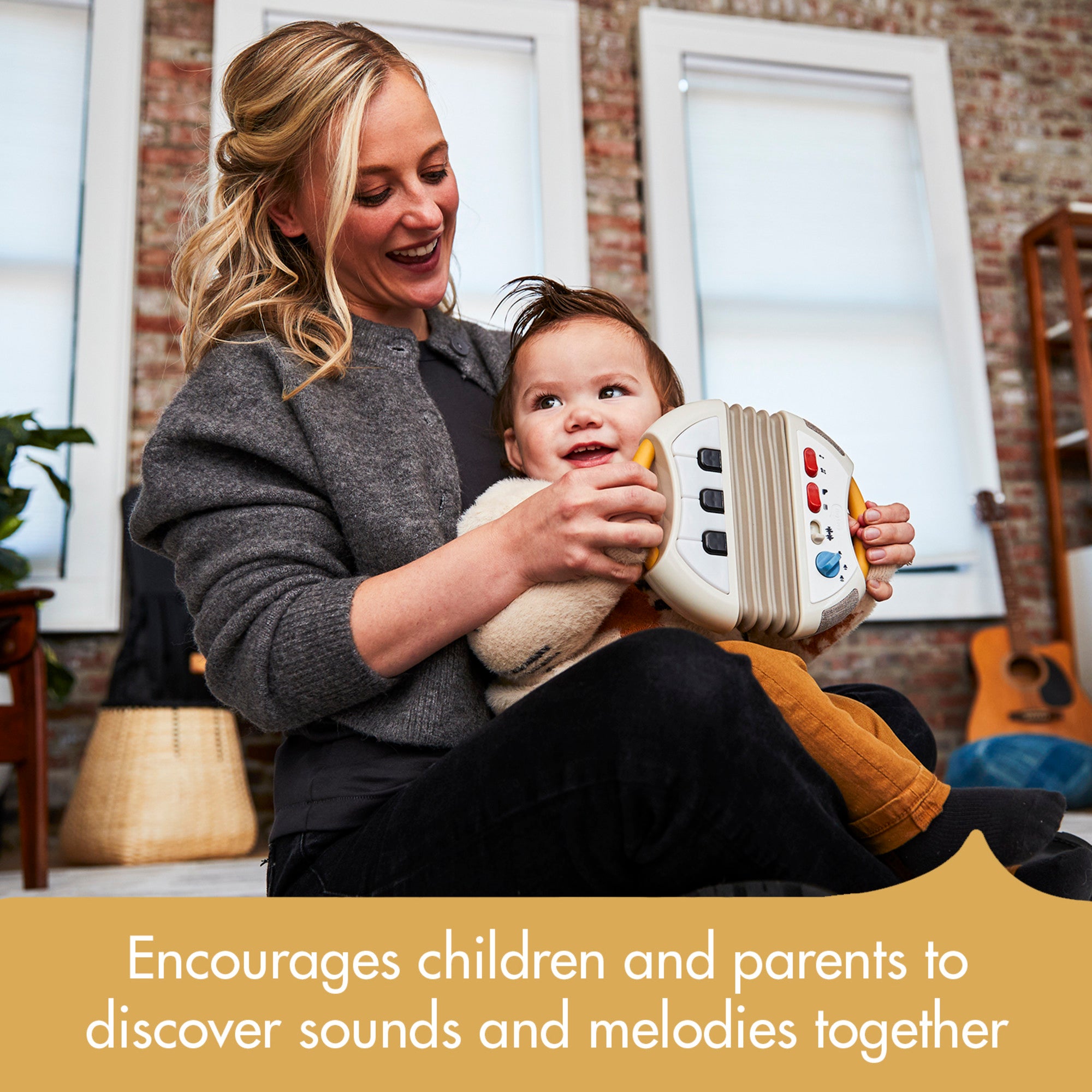 Tiny Rockers Accordion - Encourages children and parents to discover sounds and melodies together