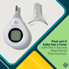 Essential Sick Day Screening Kit - find out if baby has a fever with the 5-Second Read Rectal Thermometer