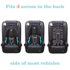 Disney Baby Jive 2-in-1 Convertible Car Seat - fits 3 across in the back side of most vehicles