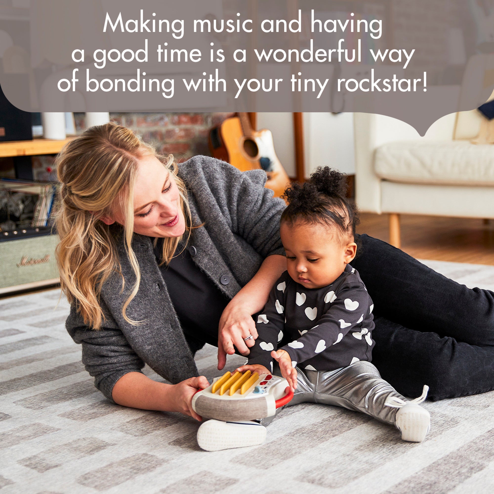 Tiny Rockers Guitar - Invite your little one to explore sound and rhythm and develop their creativity