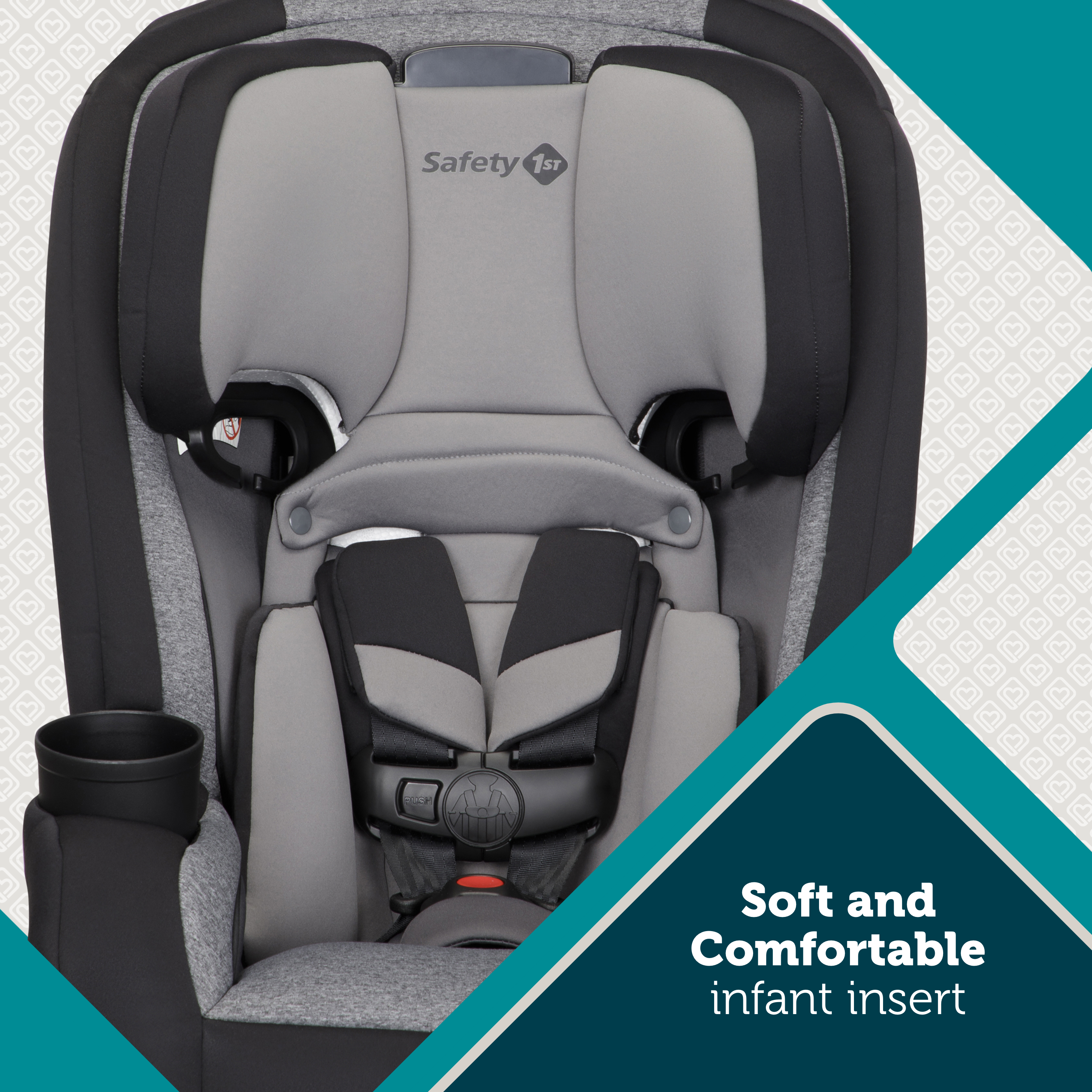 TriMate™ All-in-One Convertible Car Seat - soft and comfortable infant insert