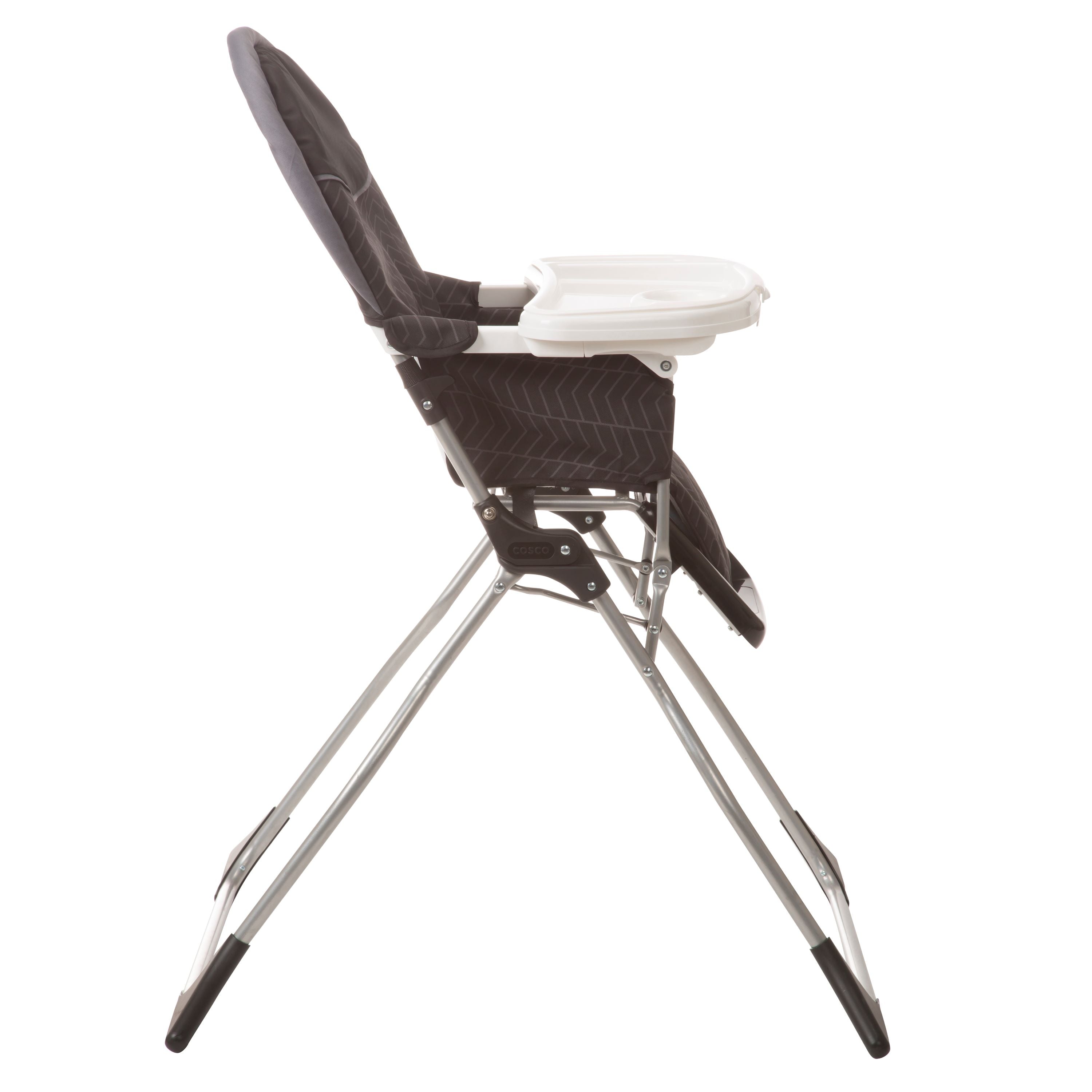 Simple Fold™ Deluxe High Chair - Black Arrows - side view