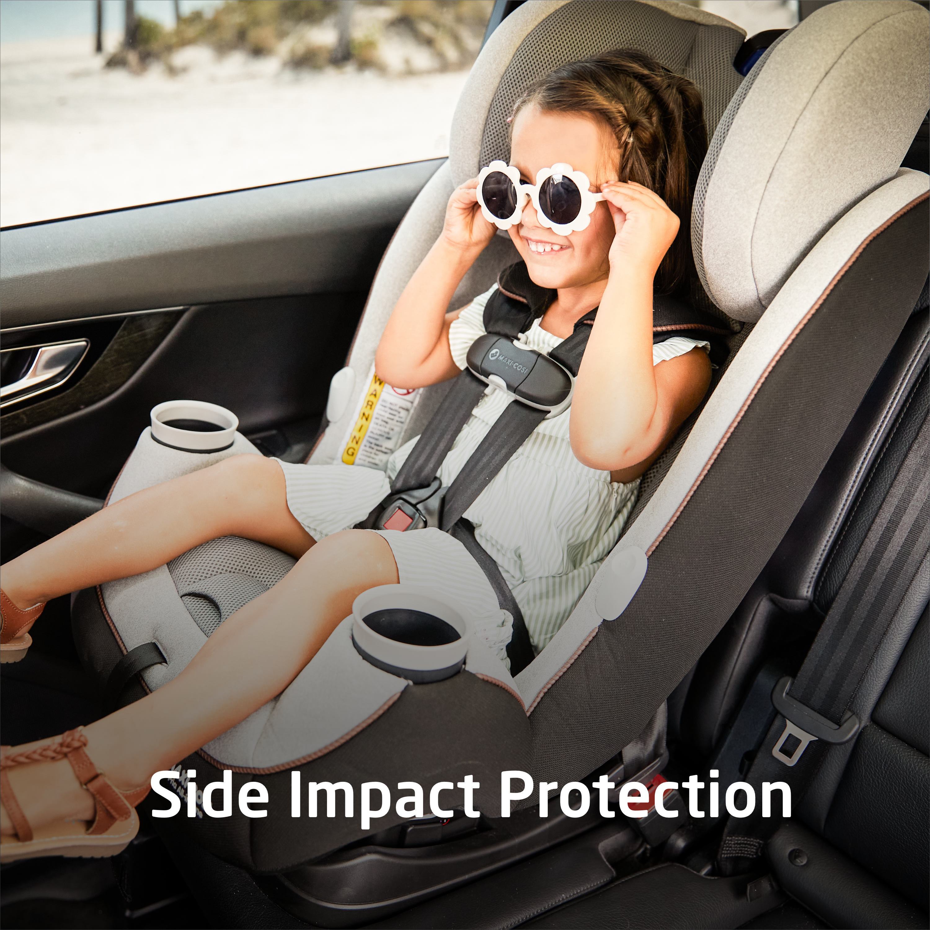 Pria™ Chill All-in-One Convertible Car Seat - side impact protection